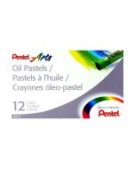Giz Pastel Oleoso 12 Cores Pentel