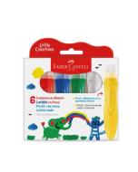 Guache com Pincel Jumbo Faber Castel c/ 6 cores