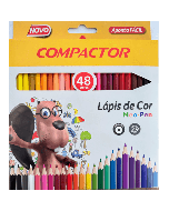 Lápis de Cor 48 Cores Neo-Pen Compactor