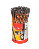 Lápis Preto Triangular Black Peps Jumbo Maped Pt c/46 Un