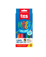 Lápis de Cor 12 Cores Soft Color Tris