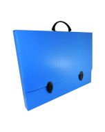 Maleta Novaonda A3 com Alça Azul Polibras