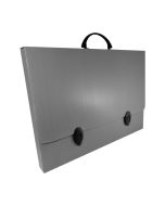 Maleta Novaonda A3 com Alça Cinza Polibras