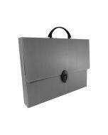 Maleta Novaonda A4 com Alça Cinza Polibras