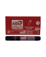 Marcador Permanete Vermelho Radex Caixa c/ 12 un