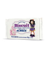 Massa de Biscuit 90g Acrilex Branco