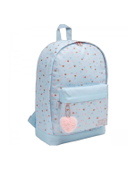 Mochila Academie Coração Azul Tilibra