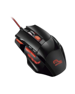 Mouse Gamer 2400 DPI Botões Preto/Laranja MO236 - Multilaser