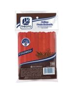 Palitos de Madeira Vermelho Theoto 100 un