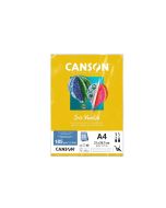 Papel Canson Iris Vivaldi A4 185g Amarelo 25 Folhas