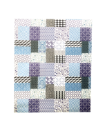 Papel de Presente Neutro Abstrato Azul 69 x 99 cm Ref. 146 Zamberetti