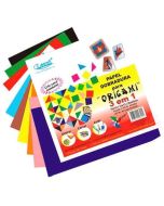 Papel Dobradura Origami 3 em 1 Leoni - Pacote c/ 60 folhas