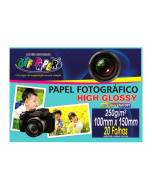 Papel Fotográfico High 100mm x 150mm 250g PT c/20 fls Off Paper