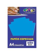 Papel Plus A4 120g Azul Off Paper 20 Folhas