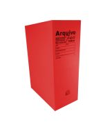 Pasta Arquivo Morto Vermelho Polibras Pacote c/5 un