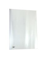 Pasta c/ Canaleta Plástica Cristal A4 Dac PT c/10 un