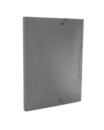 Pasta com Elástico 20 mm Plástica Ofício Fumê Dac