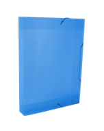 Pasta com Elástico 40 mm Plástica Ofício Azul Dac Pacote c/10 un