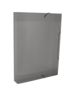 Pasta com Elástico 40 mm Plástica Ofício Fumê Dac