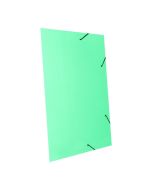Pasta com Elástico Cartão Verde Pastel Polycart