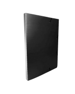 Pasta com Elástico SuperOnda 20 mm Preta Golden Kraft