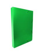 Pasta com Elástico SuperOnda 35 mm Verde Golden Kraft