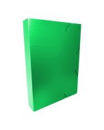 Pasta com Elástico SuperOnda 55mm Verde Golden Kraft Pacote c/10 un