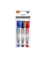 Pincel para Quadro Branco Kit c/3 Cores BRW