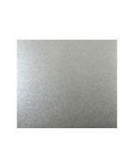 Placa de EVA 40cm x 48cm com Glitter Prata Make+ 1 unid.