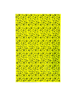 Placa de EVA 40cm x 60cm Estampado Patinhas Amarelo Make+ PT c/5 un