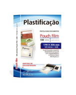 Plástico p/ Plastificação 170x226x005 Pouch Film Mares - PT c/100 un