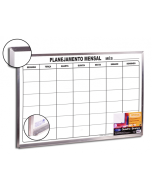 Quadro Branco Planejamento Mensal 90cm x 60cm Cortiarte