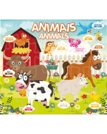 Quebra Cabeça 24 Peças Pedagógico Animais - Tilibra