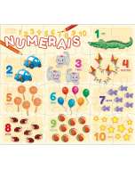 Quebra Cabeça 24 Peças Pedagógico Numerais - Tilibra