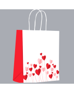 Sacola Amor Orgami (P) 14,5cm x 16cm x 5 cm Scrity