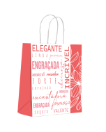 Sacola Mãe Virtudes (G) 22,5cm x 21cm x 8 cm Scrity