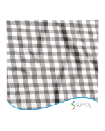 Tecido TNT Xadrez Preto 1,40 m x 1 m Supper