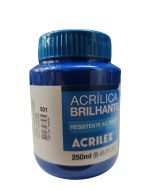 Tinta Acrílica Brilhante Azul Turqueza 250ml Acrilex