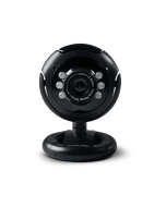 Webcam 480p 30Fps Led Noturno USB Preto Multilaser - WC045