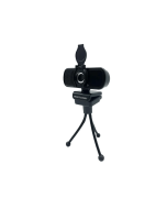 Webcam Full HD 1080p c/Tripé USB Preto Multilaser WC055